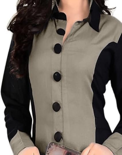 Women's Maroon Poly Crepe A-Line Kurta Set With Dupatta - Image 5