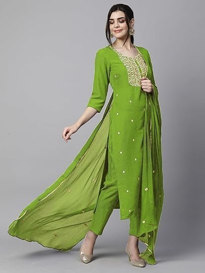 DESIGNER Women Kurta with Pant - Image 2