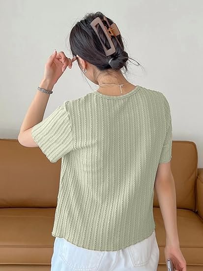 Women’s Fashion Tops – Crop Top, Loose Fit Oversized Shirts & Stylish Korean Tank Tops for Summer Wear - Image 3