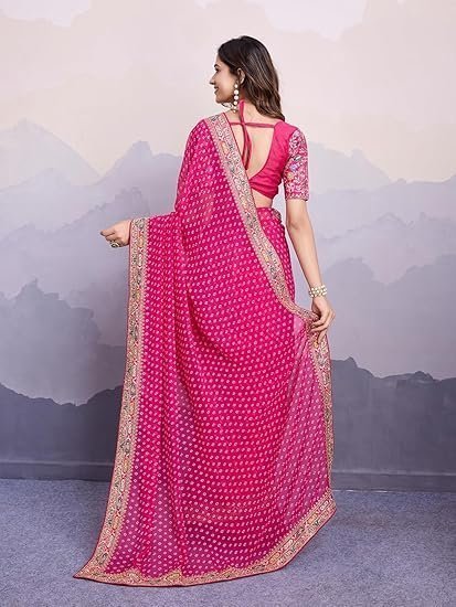 Women's Khaadhi Cotton Blended Kalamkari Printed Saree | Beautiful Blend of Tradition and Style | Printed Saree with Running Blouse | Wgaja P - Image 5