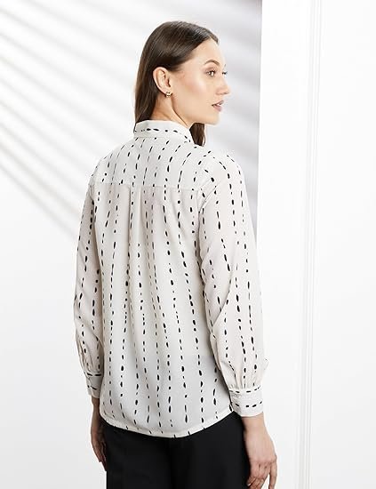 Premium Women's 'Desk-to-Dinner' Cotton Stretch Formal Shirt (Button Down | Regular Fit | Stylish | Office-wear) - Image 3