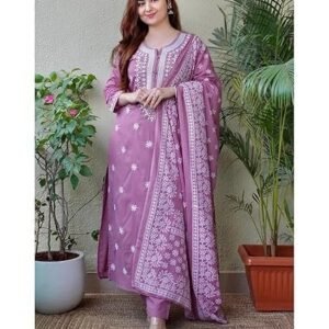 Gallery Women's Cotton Gold Printed Anarkali Kurta