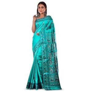 Women's Odisha Khandua Silk Sambalpuri Nuapatna Ikkat Saree