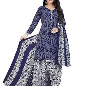 Women Cotton Printed Readymade Salwar Suit (Ready To Wear)